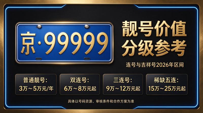 北京闲置京牌照展示